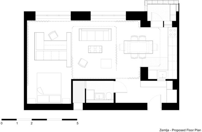 做隔墙秒变灵活实用大空间J9国际集团全屋用帘子(图6)